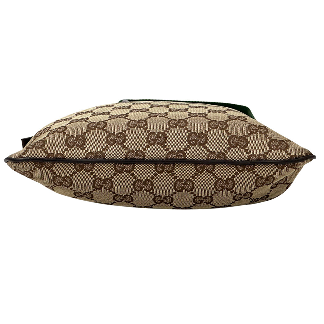 GUCCI グッチ ショルダーバッグ GGキャンバス ブラウン 146309 レディース 【中古】