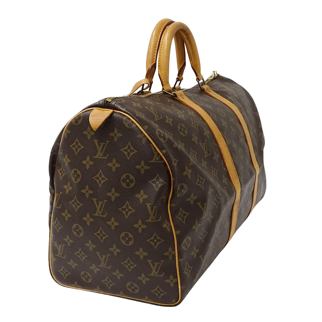 LOUIS VUITTON ルイ・ヴィトン キーポル 50 ボストンバッグ モノグラム M41426 レディース メンズ 【中古】