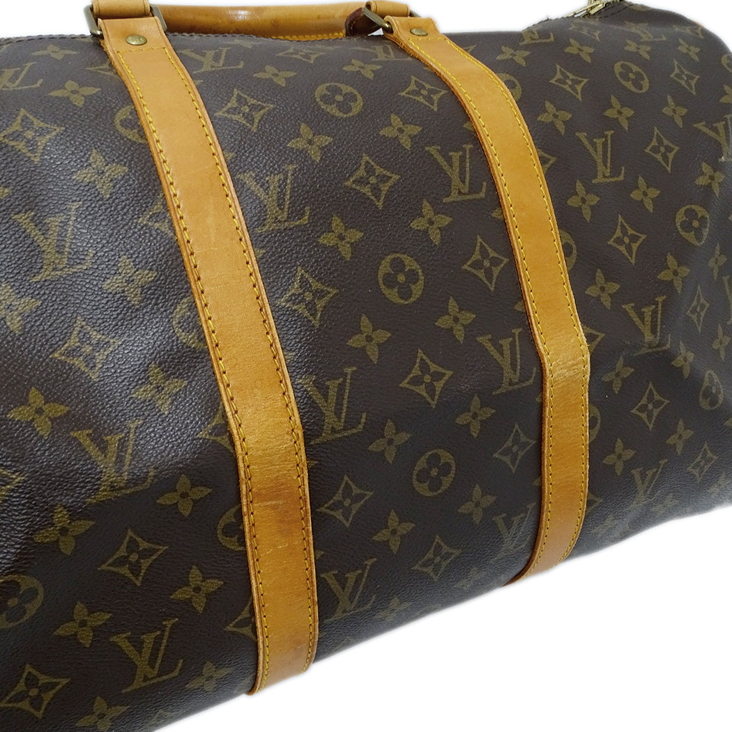 LOUIS VUITTON ルイ・ヴィトン キーポル 50 ボストンバッグ モノグラム M41426 レディース メンズ 【中古】