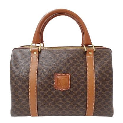 CELINE セリーヌ ハンドバッグ マカダム ブラウン レディース 【中古】