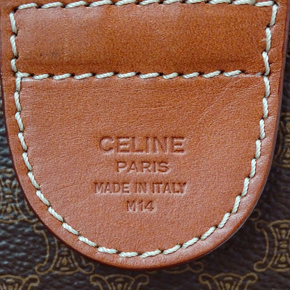 CELINE セリーヌ ハンドバッグ マカダム ブラウン レディース 【中古】