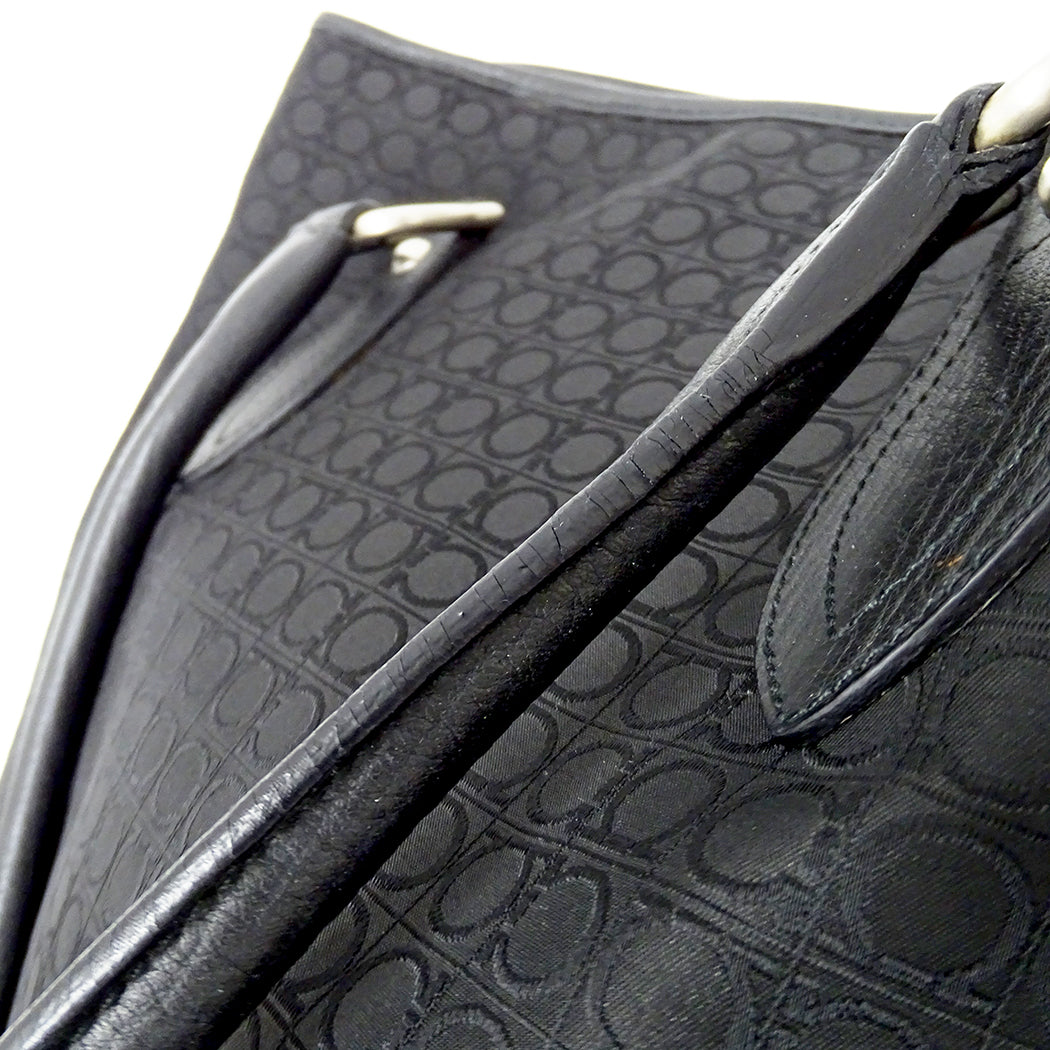 Ferragamo フェラガモ トートバッグ ブラック AU-24 5553 ナイロン レディース 【中古】