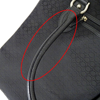 Ferragamo フェラガモ トートバッグ ブラック AU-24 5553 ナイロン レディース 【中古】