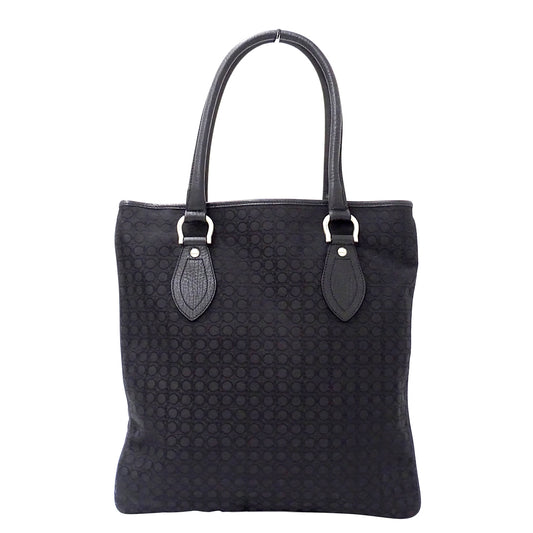 Ferragamo フェラガモ トートバッグ ブラック AU-24 5553 ナイロン レディース 【中古】