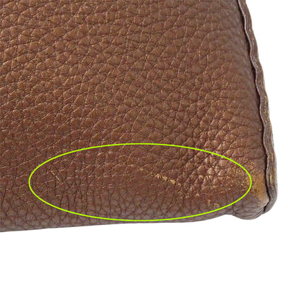 FENDI フェンディ ショルダーバッグ セレリア ブラウン レザー レディース 【中古】