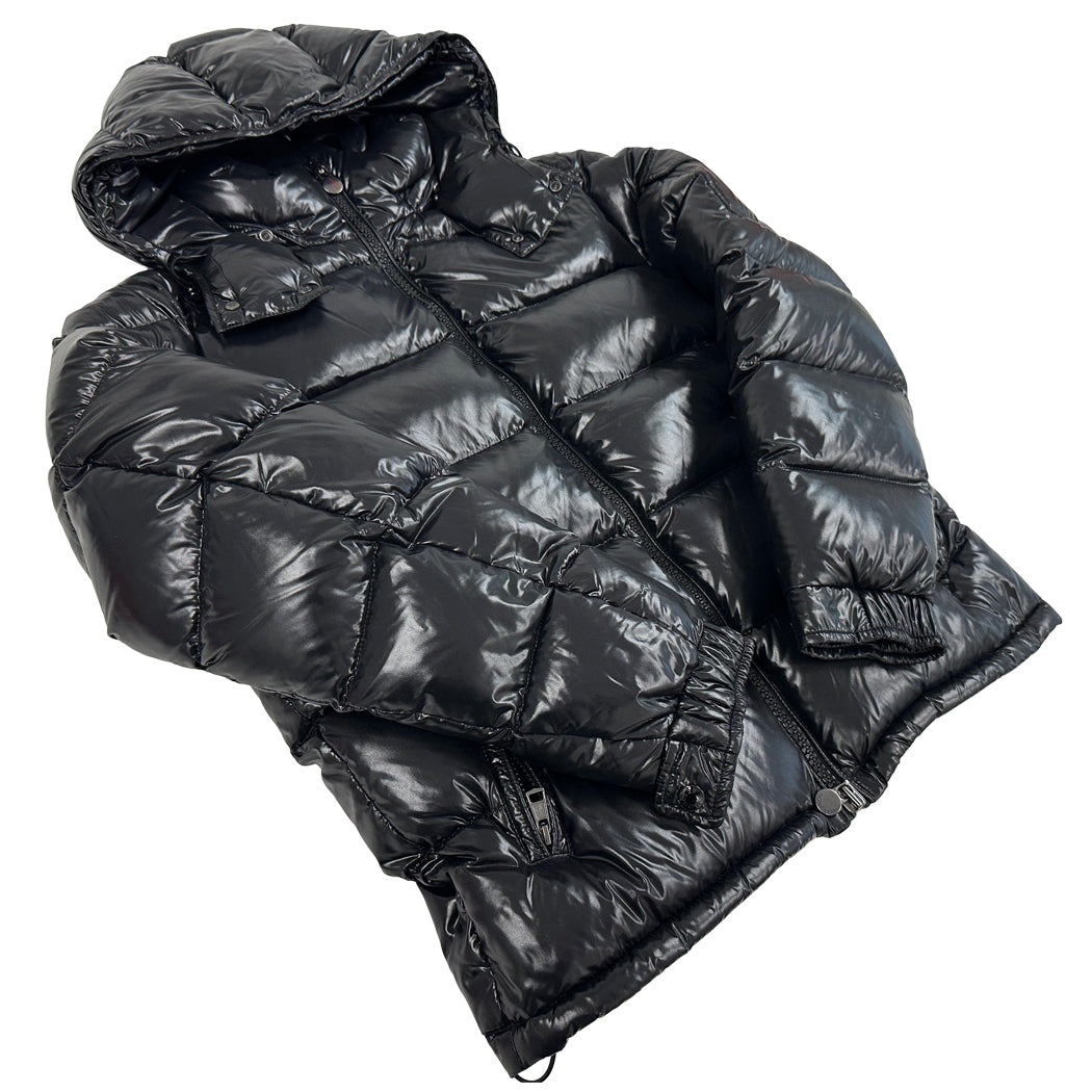 MONCLER モンクレール ダウンジャケット マヤ MAYA ブラック ナイロン メンズ 3 (Lサイズ相当) 【中古】