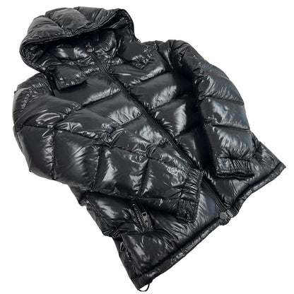 MONCLER モンクレール ダウンジャケット マヤ MAYA ブラック ナイロン メンズ 3 (Lサイズ相当) 【中古】