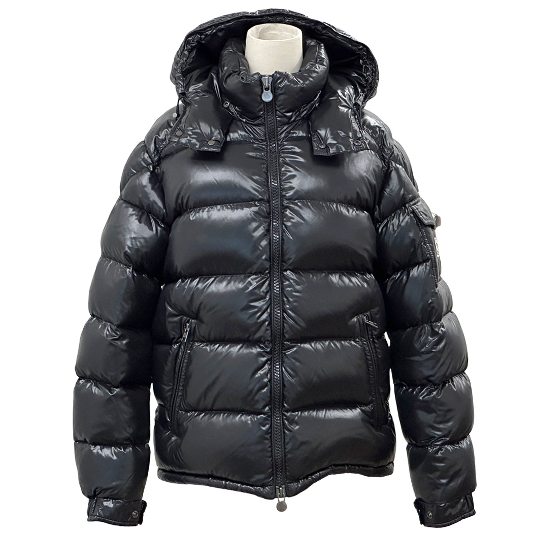 MONCLER モンクレール ダウンジャケット マヤ MAYA ブラック ナイロン メンズ 3 (Lサイズ相当) 【中古】