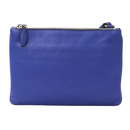 PRADA プラダ ショルダーバッグ ブルー レザー レディース 【中古】