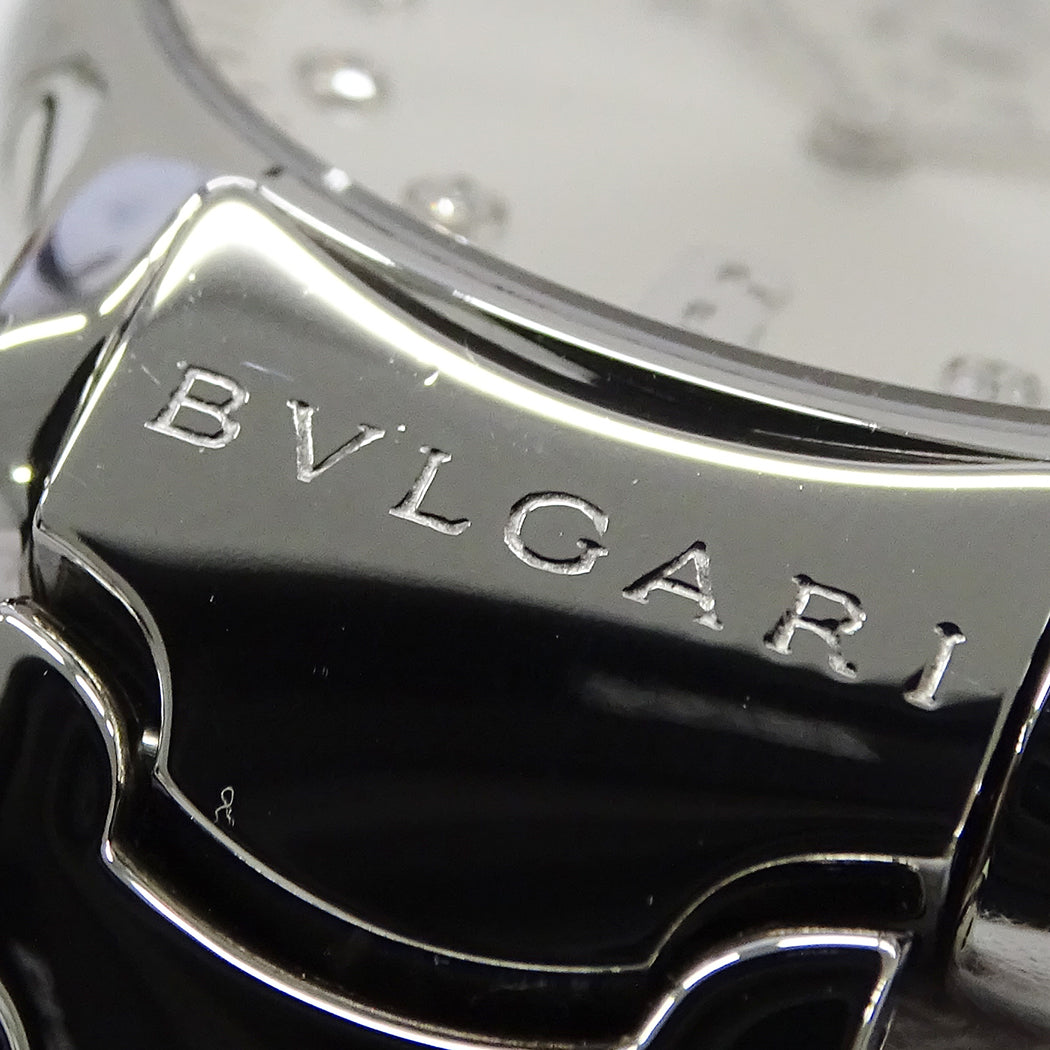 BVLGARI ブルガリ ソロテンポ ST29S レディース 腕時計 クオーツ QZ ステンレス ダイヤモンド 磨き済み【中古】