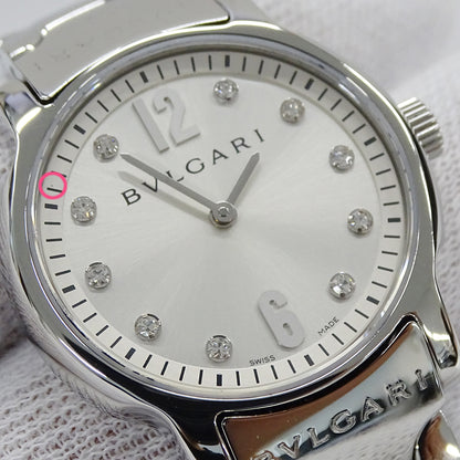 BVLGARI ブルガリ ソロテンポ ST29S レディース 腕時計 クオーツ QZ ステンレス ダイヤモンド 磨き済み【中古】