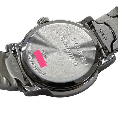BVLGARI ブルガリ ソロテンポ ST29S レディース 腕時計 クオーツ QZ ステンレス ダイヤモンド 磨き済み【中古】