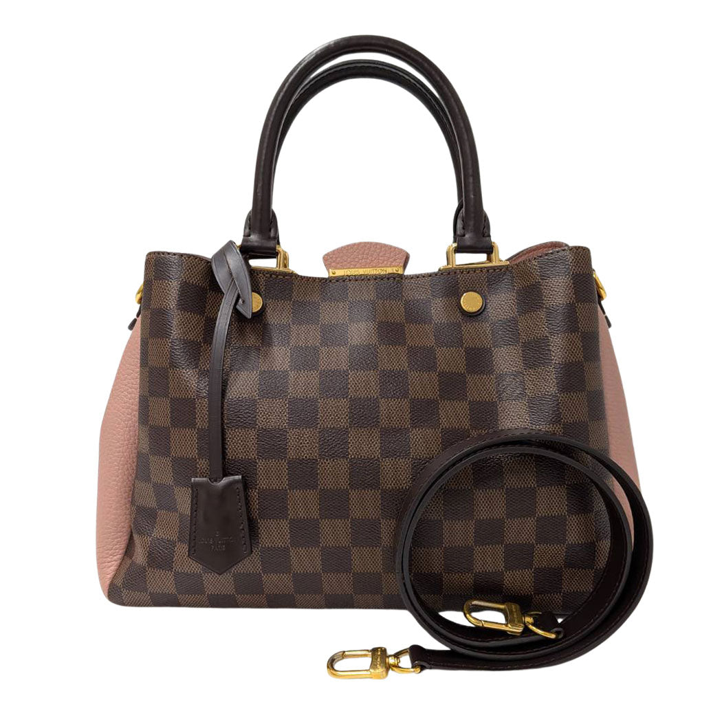 LOUIS VUITTON ルイ・ヴィトン ブリタニー マグノリア 2wayバッグ ダミエ ダミエエベヌ N41674 ダミエキャンバス レディース 【中古】