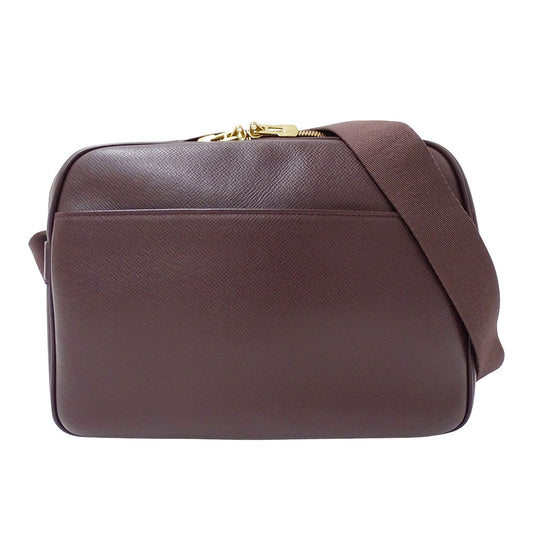 LOUIS VUITTON ルイ・ヴィトン リポーターPM ショルダーバッグ アカジュー M30156 タイガ メンズ 【中古】