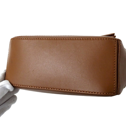 LOEWE ロエベ パズルバッグ ミニ 2wayバッグ ブラウン レザー レディース 【中古】
