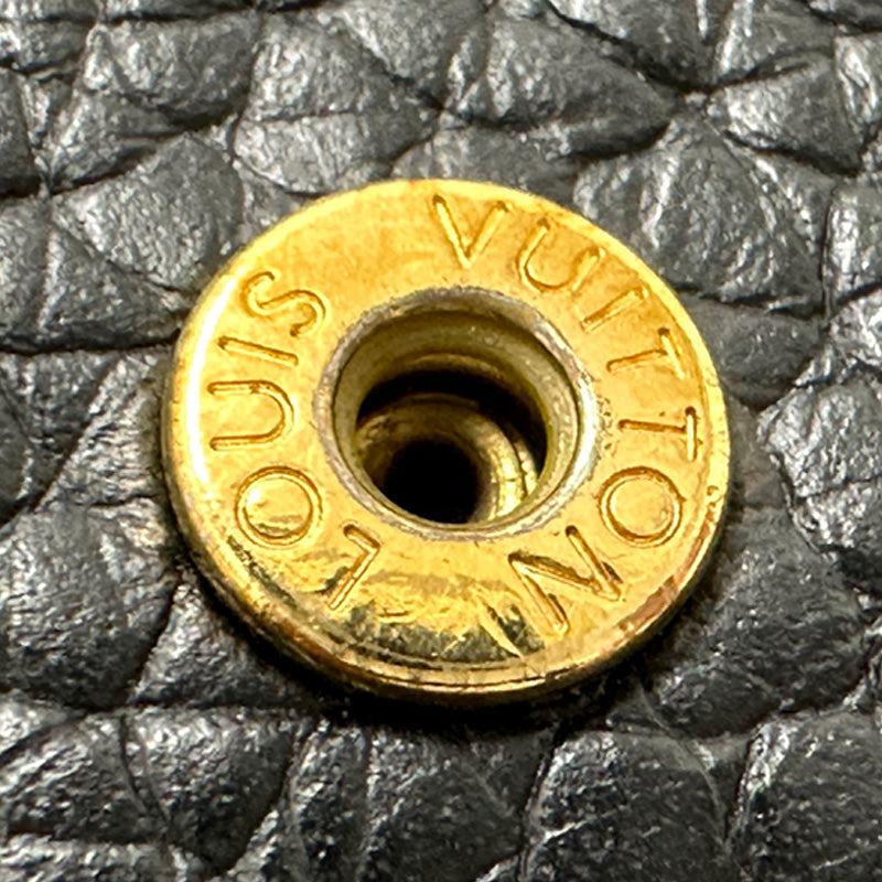 LOUIS VUITTON ルイ・ヴィトン ポルトフォイユ・カプーシーヌコンパクト 三つ折り財布 ノワール M82764 【中古】