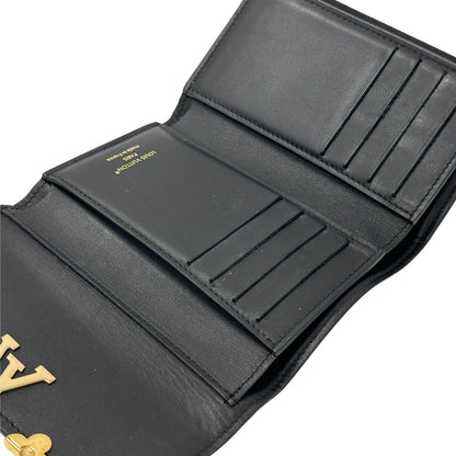 LOUIS VUITTON ルイ・ヴィトン ポルトフォイユ・カプーシーヌコンパクト 三つ折り財布 ノワール M82764 【中古】
