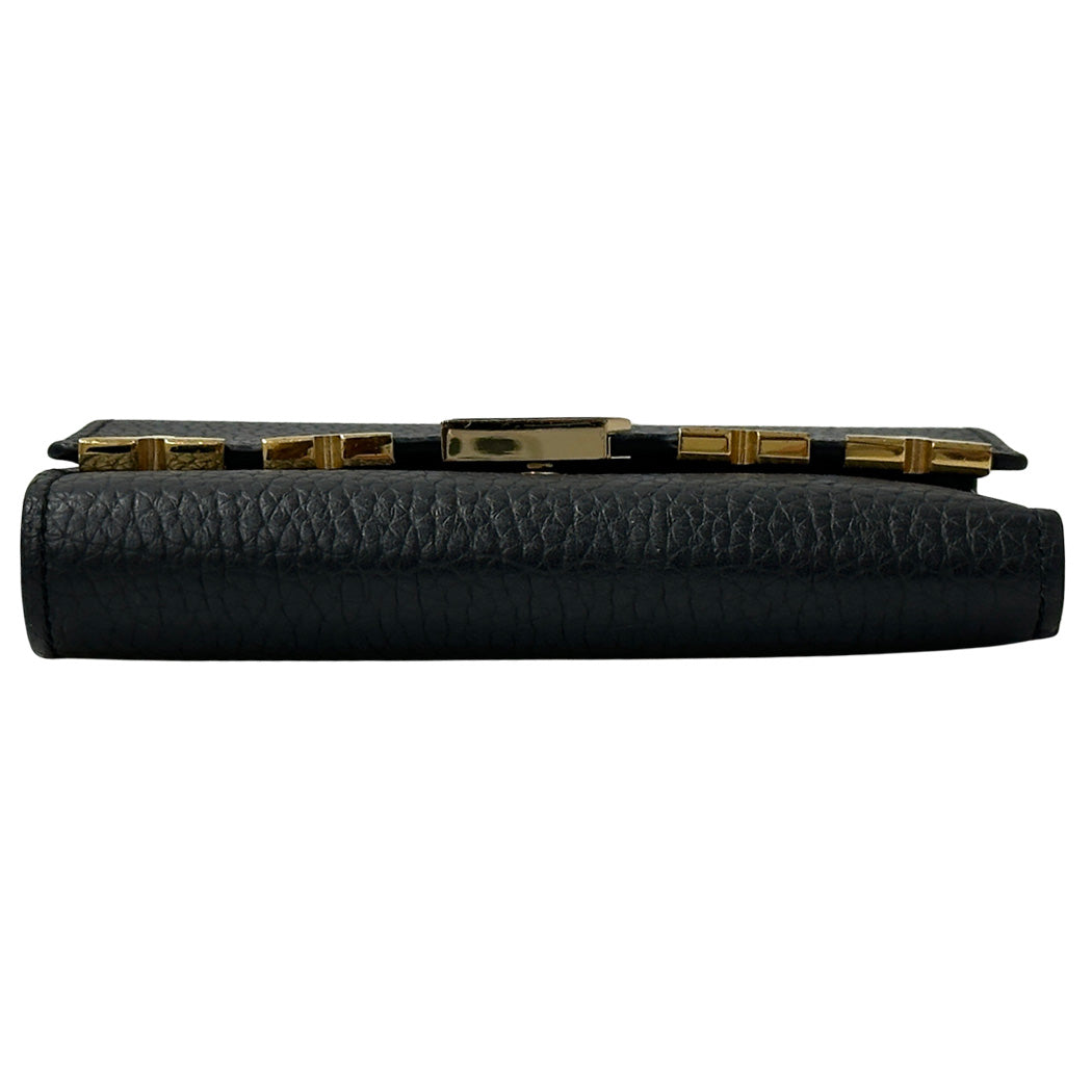 LOUIS VUITTON ルイ・ヴィトン ポルトフォイユ・カプーシーヌコンパクト 三つ折り財布 ノワール M82764 【中古】