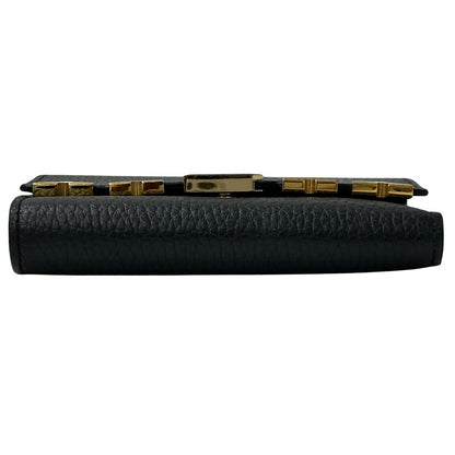 LOUIS VUITTON ルイ・ヴィトン ポルトフォイユ・カプーシーヌコンパクト 三つ折り財布 ノワール M82764 【中古】