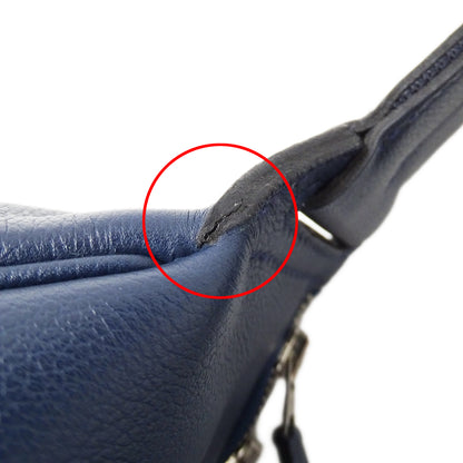 HERMES エルメス シティスライド クロス PM ボディ・ウエストバッグ ネイビー シルバー金具 エバーカラー レディース メンズ 【中古】