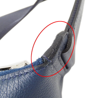 HERMES エルメス シティスライド クロス PM ボディ・ウエストバッグ ネイビー シルバー金具 エバーカラー レディース メンズ 【中古】