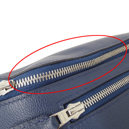 HERMES エルメス シティスライド クロス PM ボディ・ウエストバッグ ネイビー シルバー金具 エバーカラー レディース メンズ 【中古】