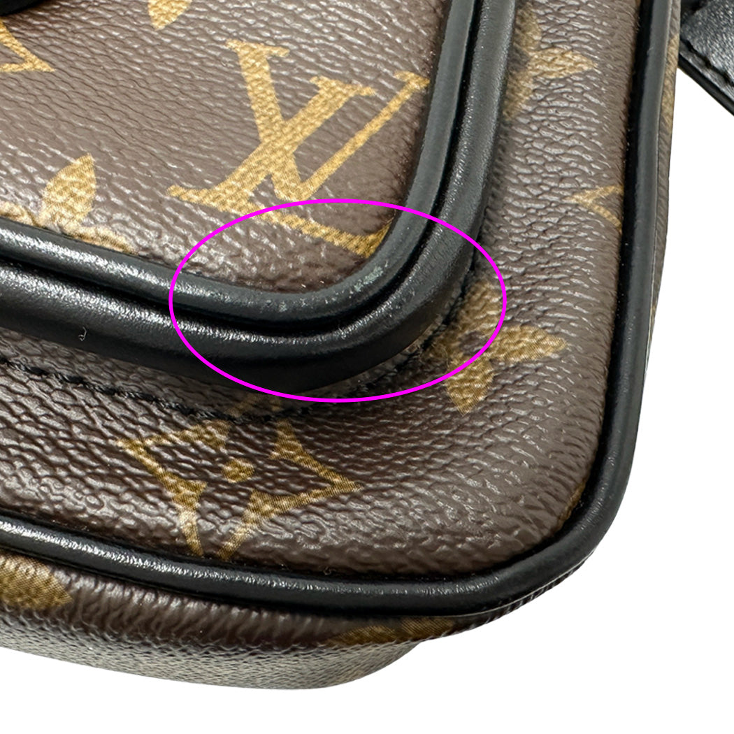 LOUIS VUITTON ルイ・ヴィトン マカサー クリストファー・ウェアラブル ウォレット ショルダーバッグ モノグラム M69404 レディース メンズ 【中古】