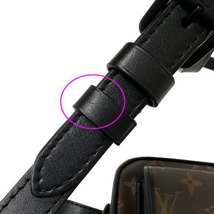 LOUIS VUITTON ルイ・ヴィトン マカサー クリストファー・ウェアラブル ウォレット ショルダーバッグ モノグラム M69404 レディース メンズ 【中古】