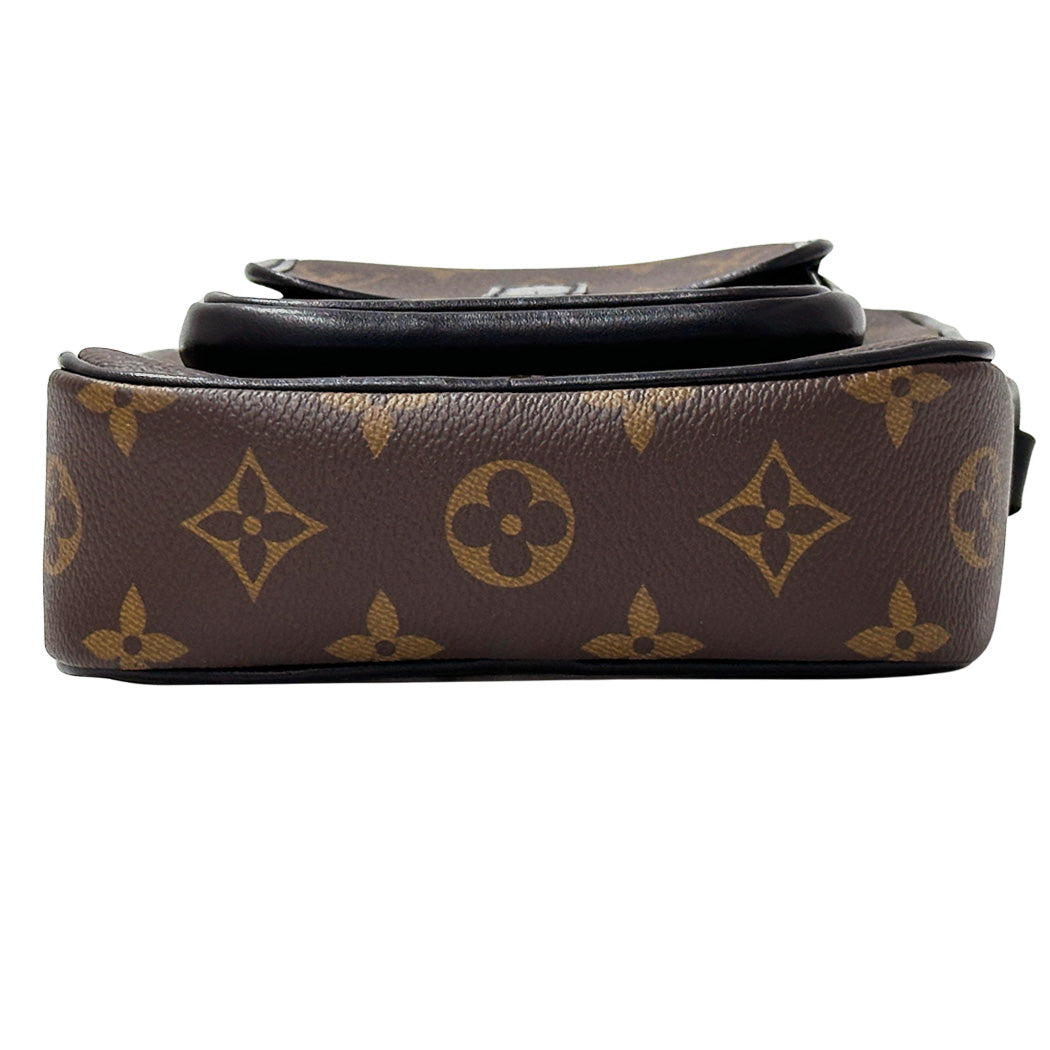 LOUIS VUITTON ルイ・ヴィトン マカサー クリストファー・ウェアラブル ウォレット ショルダーバッグ モノグラム M69404 レディース メンズ 【中古】