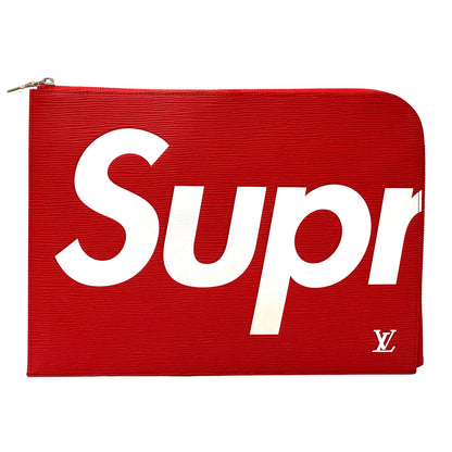 LOUIS VUITTON ルイ・ヴィトン ポシェットジュールGM クラッチ・セカンドバッグ エピ ルージュ M67722 メンズ 【中古】