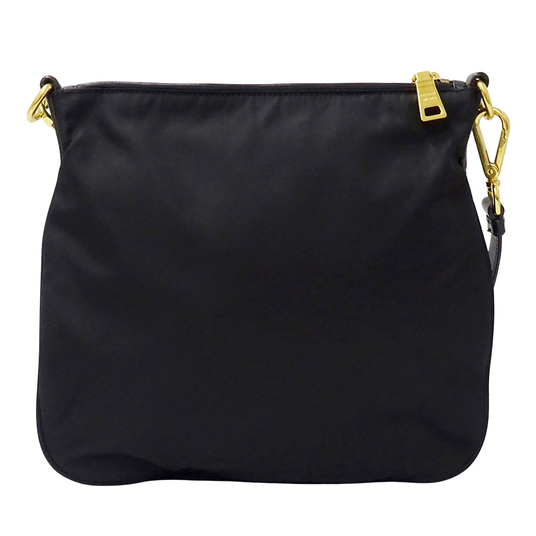 PRADA プラダ ショルダーバッグ ブラック BT0711 ナイロン レディース 【中古】