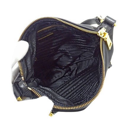 PRADA プラダ ショルダーバッグ ブラック BT0711 ナイロン レディース 【中古】