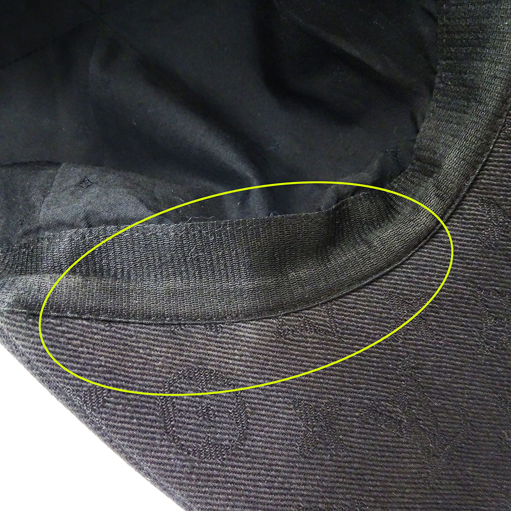 LOUIS VUITTON ルイ・ヴィトン キャスケット・モノグラム エッセンシャル キャップ ブラック M76585 コットン レディース メンズ 【中古】