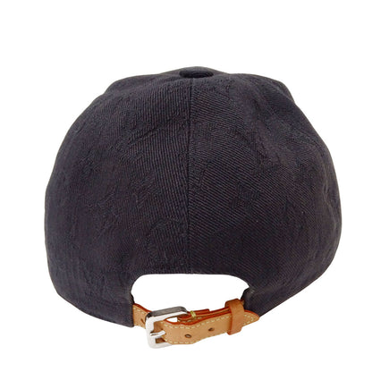 LOUIS VUITTON ルイ・ヴィトン キャスケット・モノグラム エッセンシャル キャップ ブラック M76585 コットン レディース メンズ 【中古】