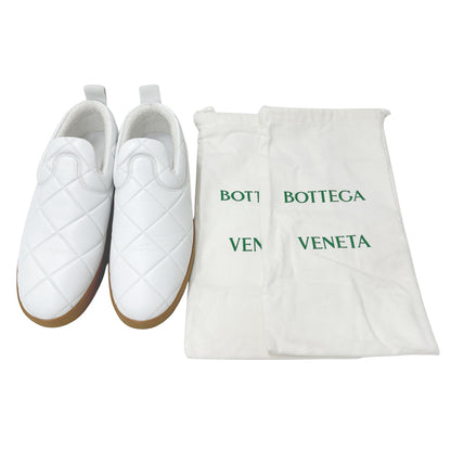 BOTTEGAVENETA ボッテガ・ヴェネタ スニーカー ザ・キルト The Quilt ホワイト レザー メンズ 43 28cm 【中古】