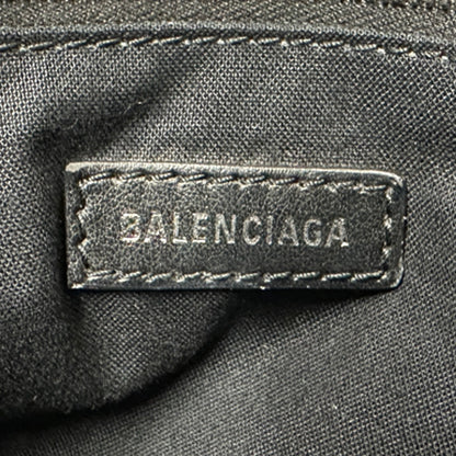BALENCIAGA バレンシアガ トートバッグ BBモノグラム ブラック キャンバス レディース メンズ 【中古】