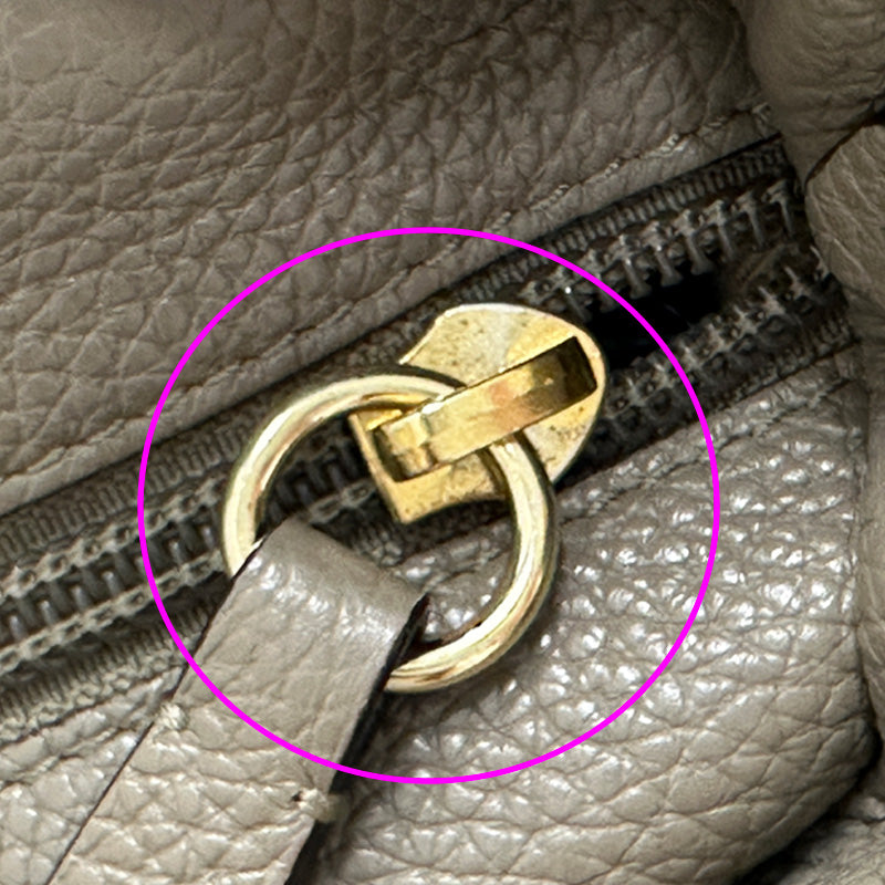 JIMMY CHOO ジミーチュウ 2wayバッグ スーパーノヴァ グレージュ レザー レディース 【中古】