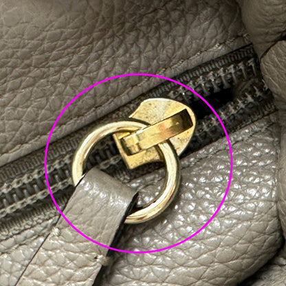 JIMMY CHOO ジミーチュウ 2wayバッグ スーパーノヴァ グレージュ レザー レディース 【中古】