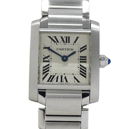 Cartier カルティエ タンクフランセーズ W51008Q3 レディース 腕時計 クオーツ QZ ステンレス 磨き済み【中古】