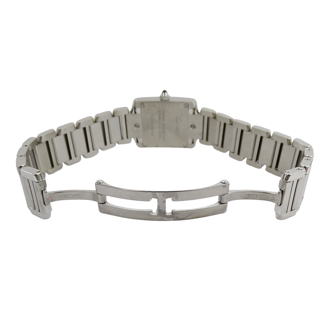 Cartier カルティエ タンクフランセーズ W51008Q3 レディース 腕時計 クオーツ QZ ステンレス 磨き済み【中古】