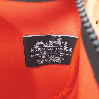 HERMES エルメス ネオバンカノエ PM ポーチ オレンジ レッド系 レディース 【中古】