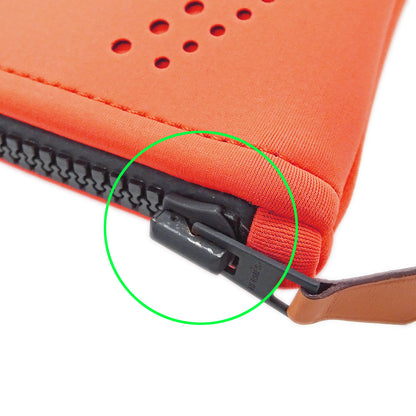 HERMES エルメス ネオバンカノエ PM ポーチ オレンジ レッド系 レディース 【中古】