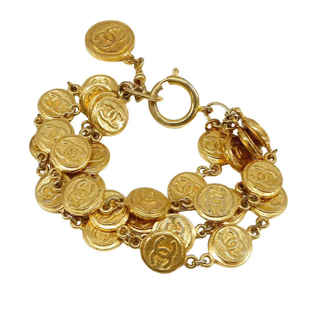 CHANEL シャネル ブレスレット ゴールド レディース 【中古】