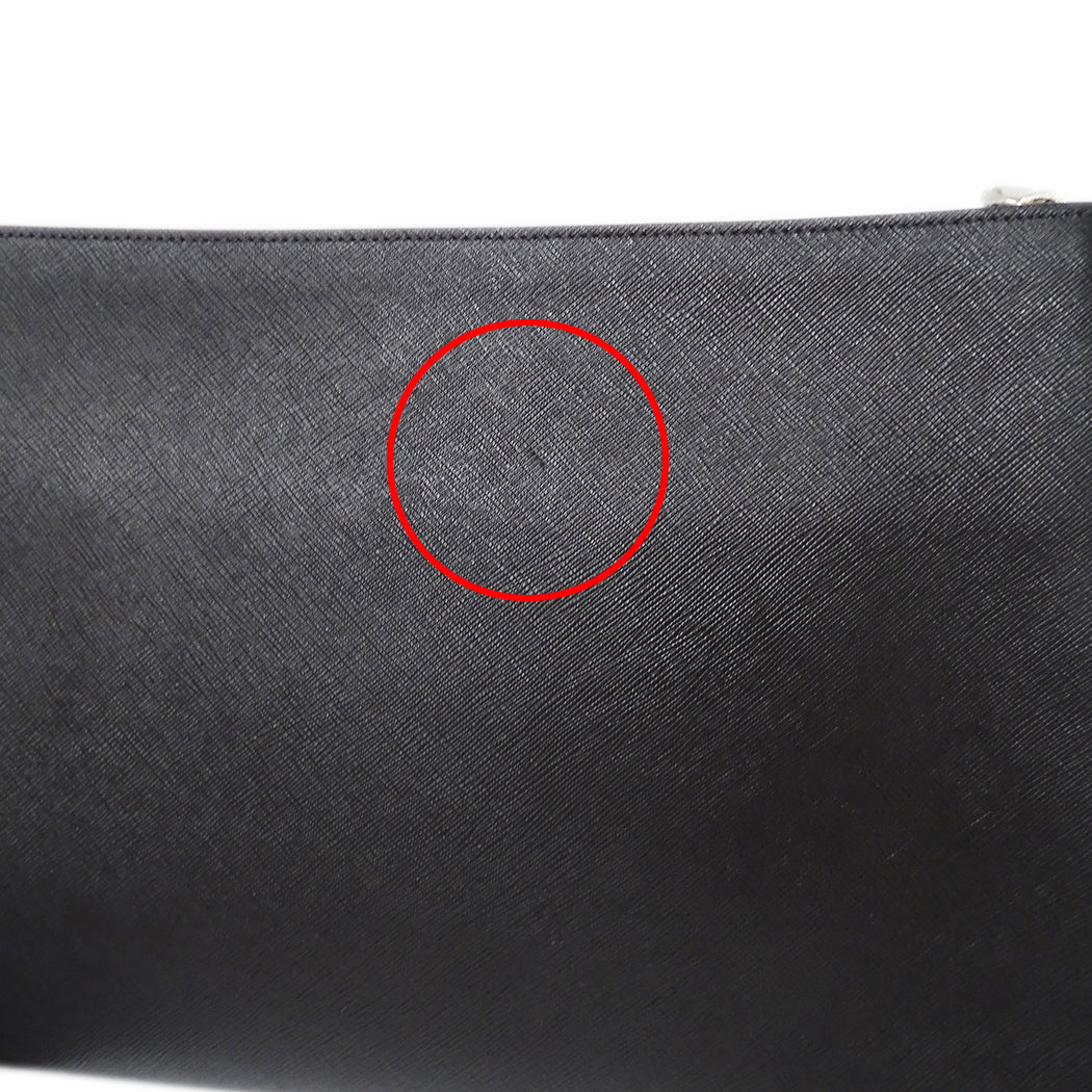 PRADA プラダ クラッチ・セカンドバッグ ブラック 2VN003 レディース メンズ 【中古】