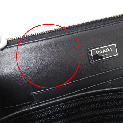 PRADA プラダ クラッチ・セカンドバッグ ブラック 2VN003 レディース メンズ 【中古】