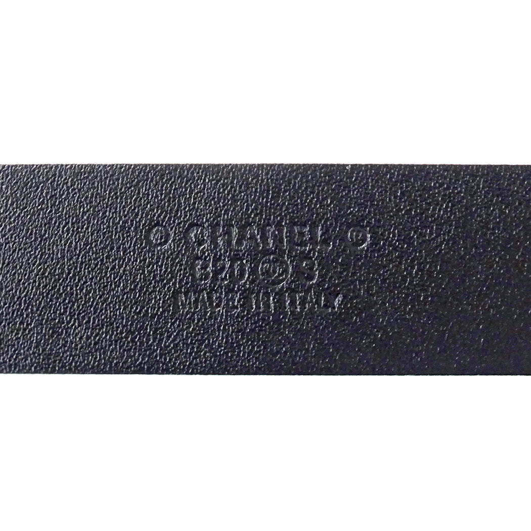 CHANEL シャネル ベルト ホワイト シルバー金具 レザー レディース 【中古】