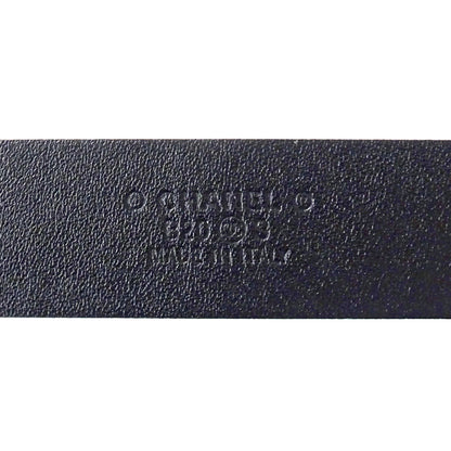 CHANEL シャネル ベルト ホワイト シルバー金具 レザー レディース 【中古】