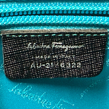 Ferragamo フェラガモ ショルダーバッグ ガンチーニ ブラック AU-21/6322 レザー レディース 【中古】