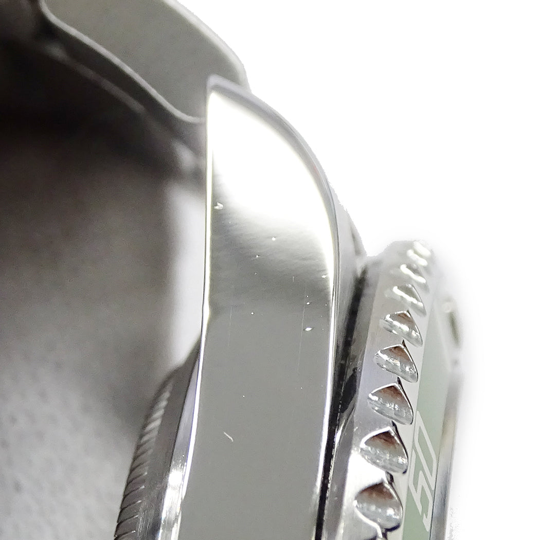 ROLEX ロレックス サブマリーナ デイト 16610LV M番メンズ 腕時計 自動巻き AT ステンレス グリーン 磨き済み【中古】