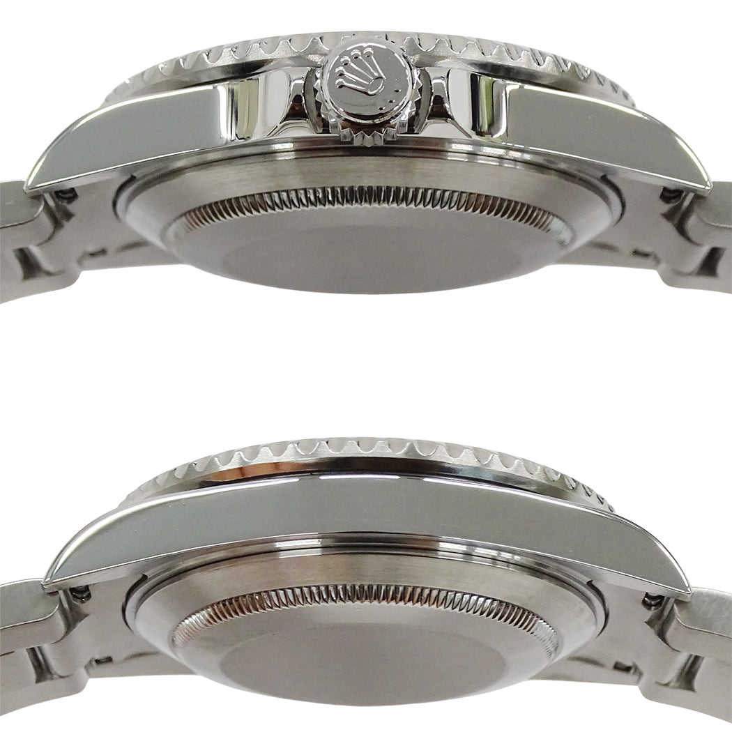 ROLEX ロレックス サブマリーナ デイト 16610LV M番メンズ 腕時計 自動巻き AT ステンレス グリーン 磨き済み【中古】